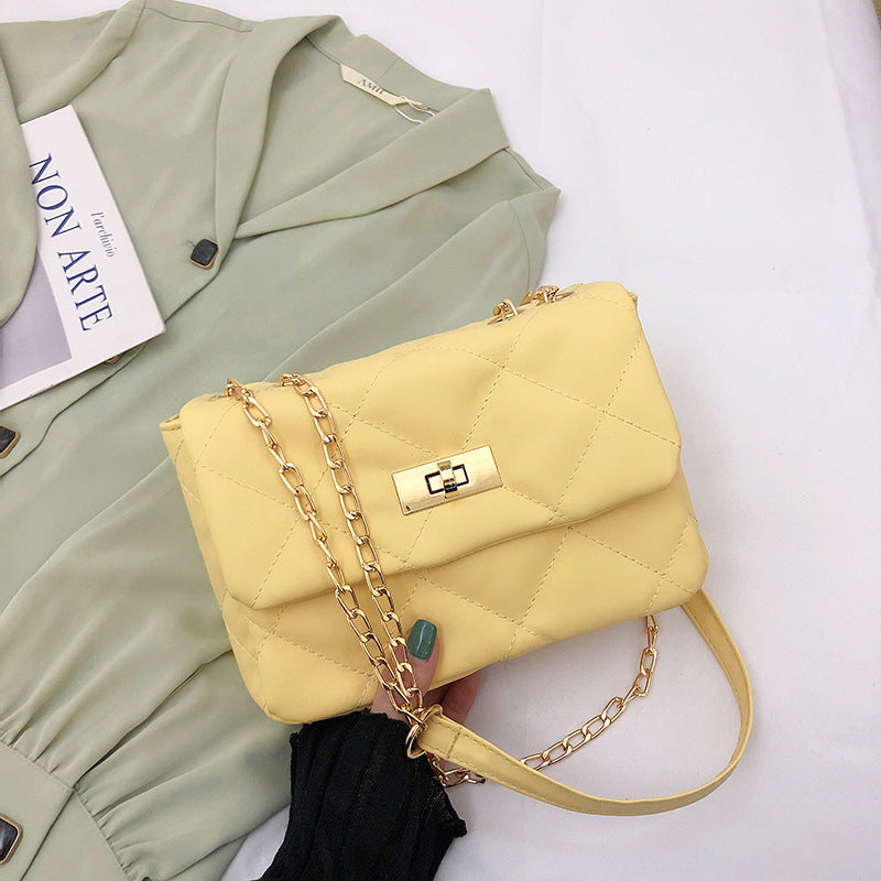 Rhombus Embroidery crossbody bags
