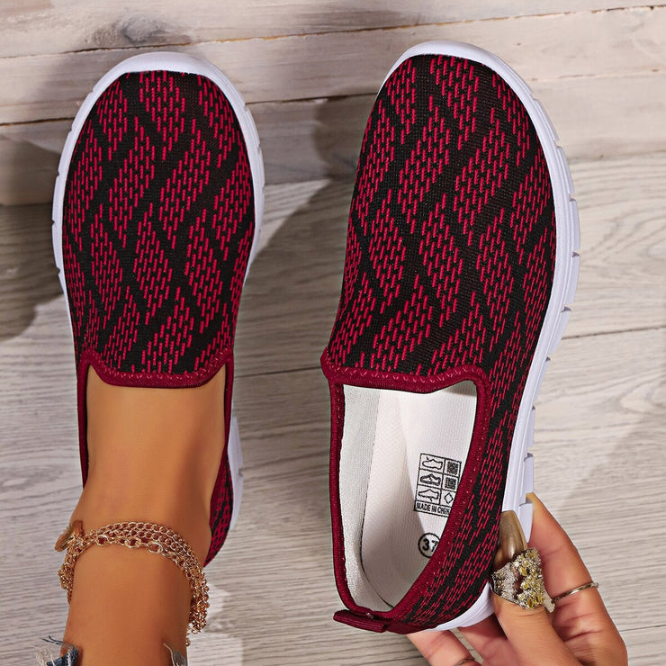 Round Toe Flat Slip-Ons