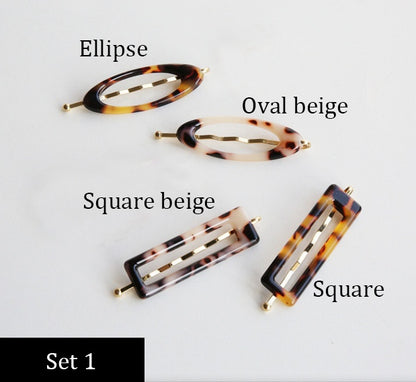 leopard pattern side clips