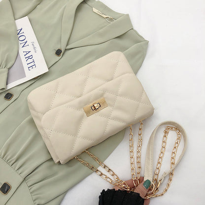 Rhombus Embroidery crossbody bags
