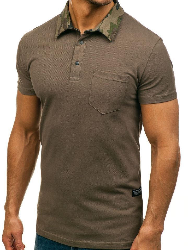 Men's Solid Color POLO Shirt