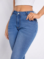 High Rise Skinny Jeans with Pockets