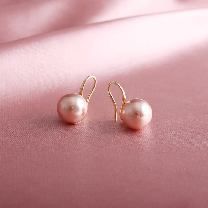 Fashion OL Geometric Sphere Copper Earrings