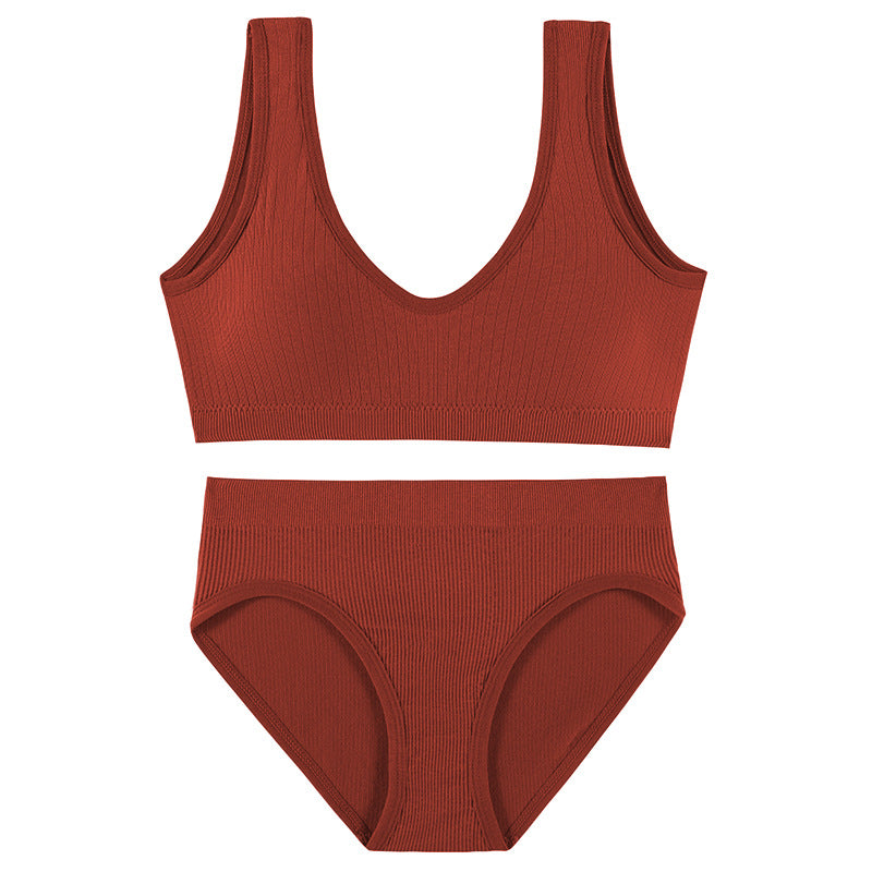 VelvetTouch Padded Bra & Low-Waist underwear set