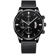 Luxur Mesh Band Quartz Watch For Men