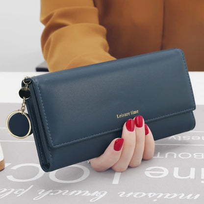 Women Multi-functional wallet Purse Fresh PU leather C