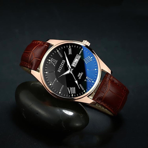 Leather Automatic Watch