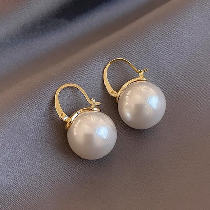 Fashion OL Geometric Sphere Copper Earrings
