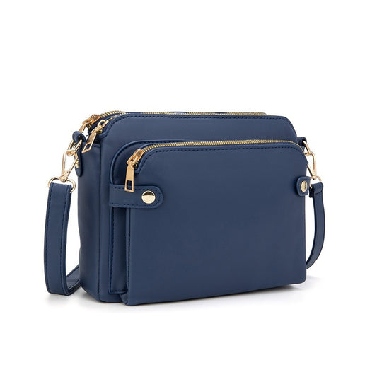 Three Layer Leather Bag