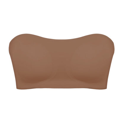 Women's Strapless Crossed  Buckle Bra