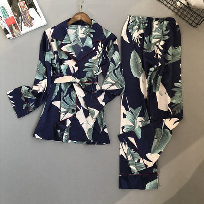 Floral Print Rayon Sleepwear Set