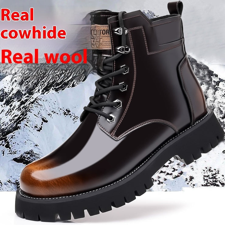 Men's Winter Martin Platform Mid-top Boots