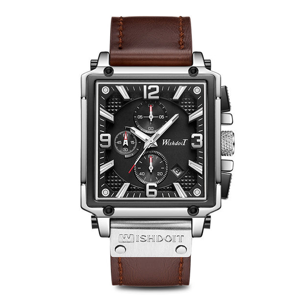 Automatic Square Waterproof Personality Quartz Men's Watch