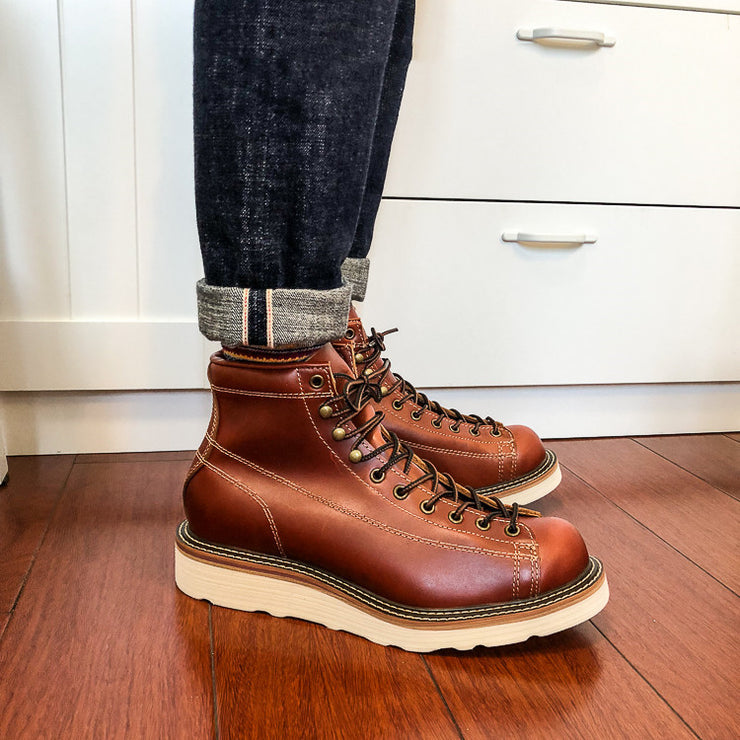 Retro Handmade Round Head Boots