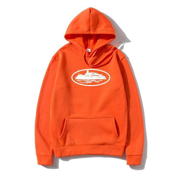 Men Fleece Loose Hoodie