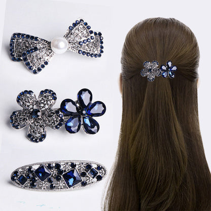 Women Rhinestone Ponytail Hairpin
