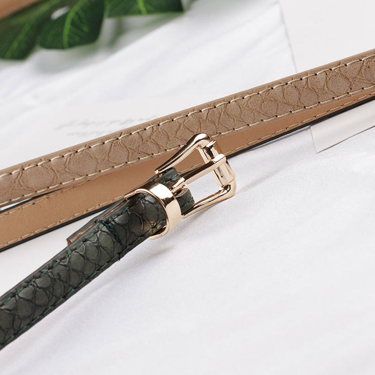 Women's New All-match Pattern Buckle Belt