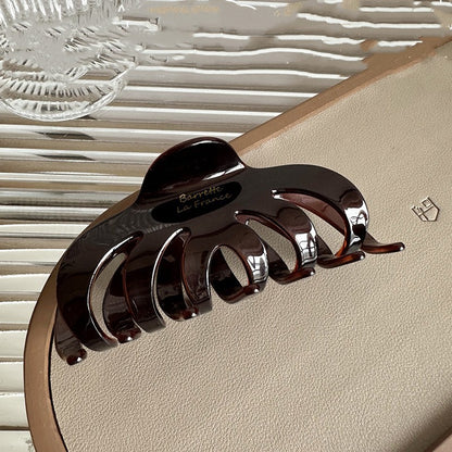 Women Pearlescent Brown Claw Clip