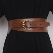 Woman Embossed Girdle Pin Buckle Belt