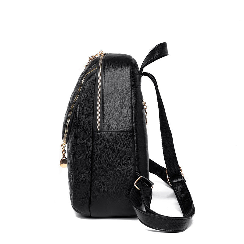 Soft Leather Backpack For Women