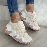 Women Lace-up Sports Sneakers