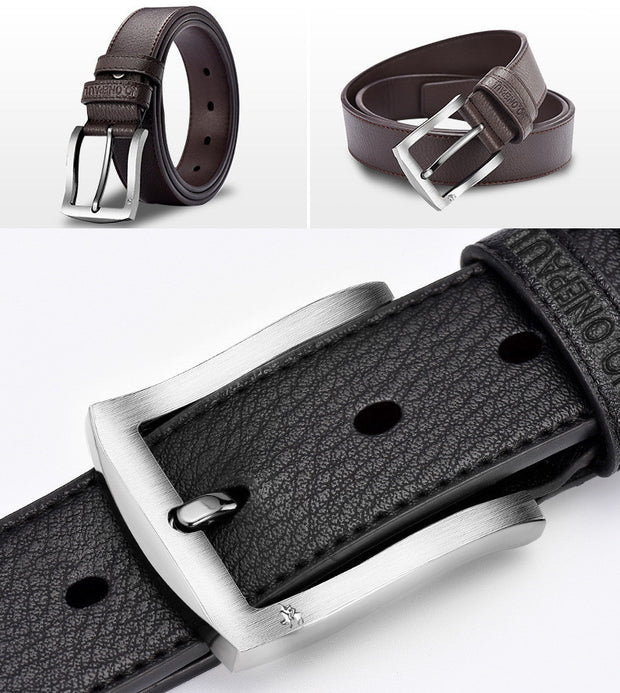 Men's Casual Belt With Pin Buckle