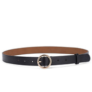 Women's Versatile Round Buckle Belt