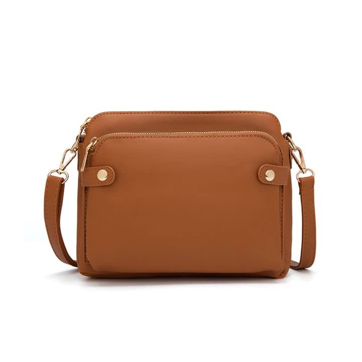Three Layer Leather Bag