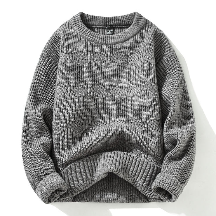 Round Neck Pullover Base New Men's Sweater