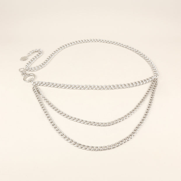 Woman Three-layer Metal Chain