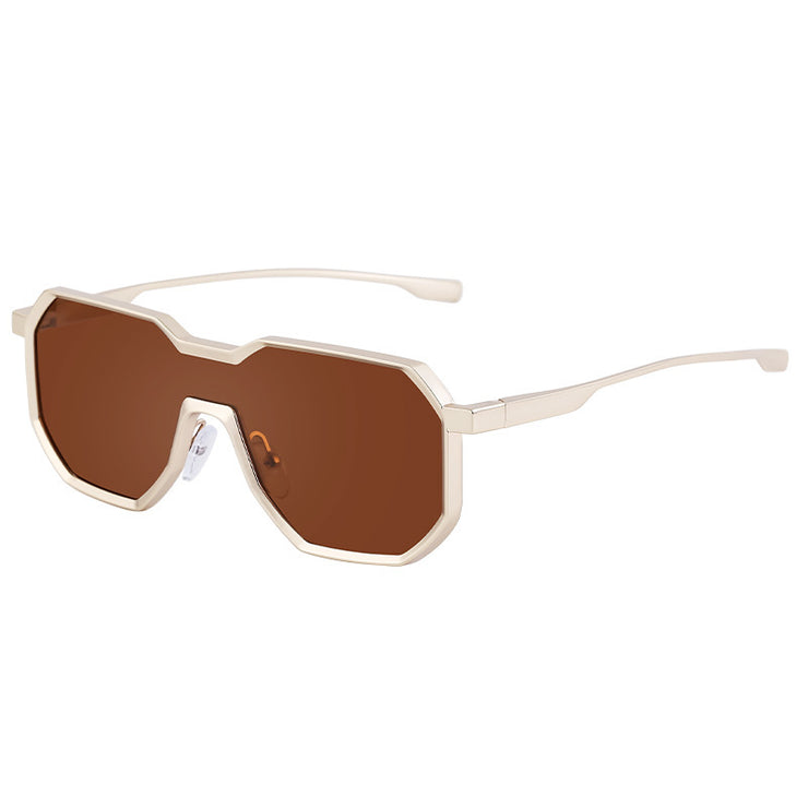 Men One Irregular Sunglasses