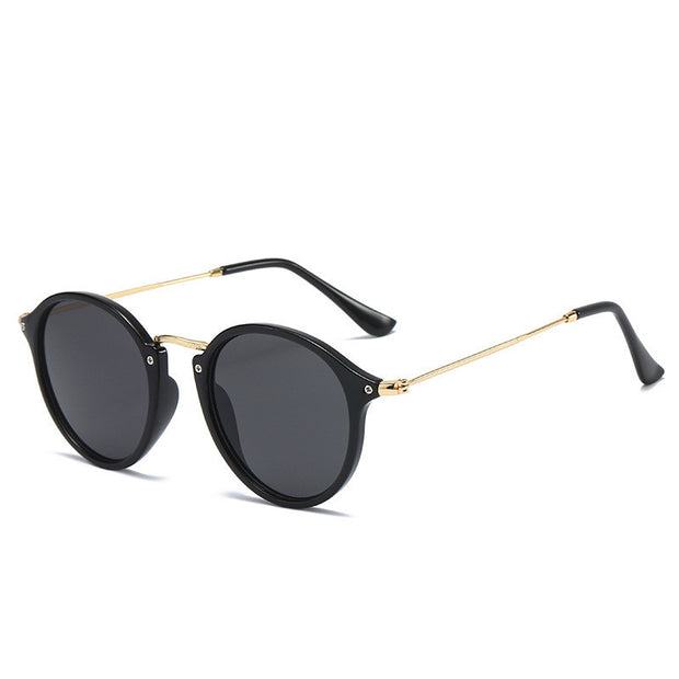 Round Metal Sunglasses For Men