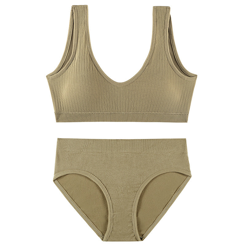 VelvetTouch Padded Bra & Low-Waist underwear set