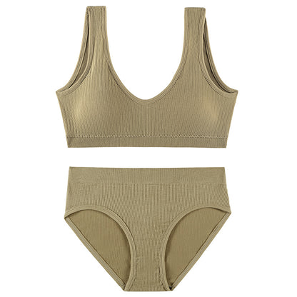 VelvetTouch Padded Bra & Low-Waist underwear set