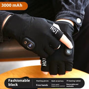 Winter Warm Thick Windproof Electric Heating Gloves