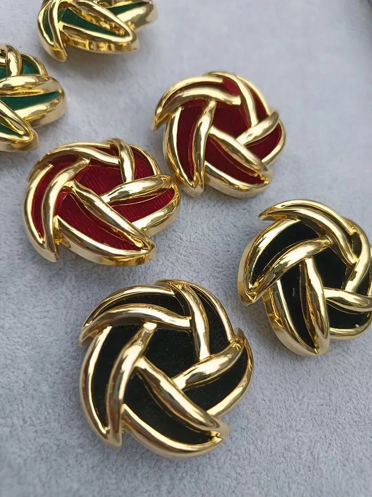 Woman Suede spiral earrings