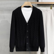 Men's Knitted Autumn And Winter Sweater Casual Cardigan