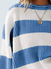 Round Neck Long Sleeve Sweater