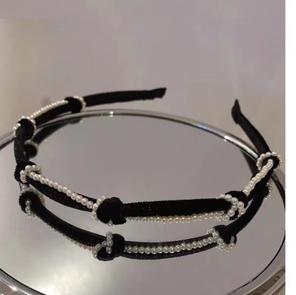 Women's vintage Pearl Hair Headband