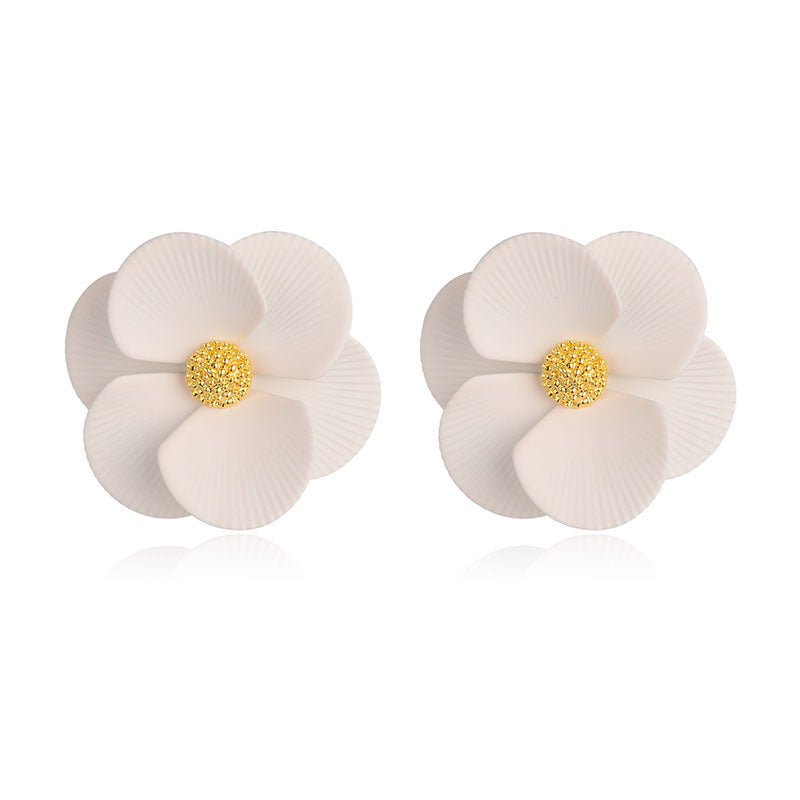Elegant Floral Flower Earrings