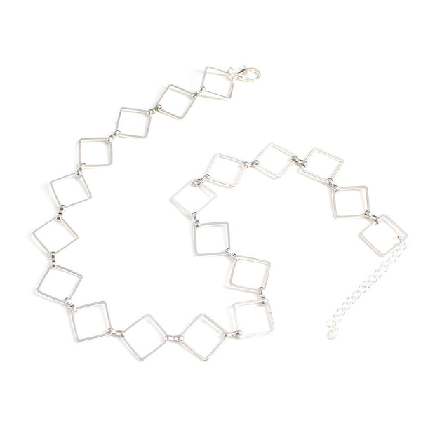 Hollow Clavicle Chain Necklace