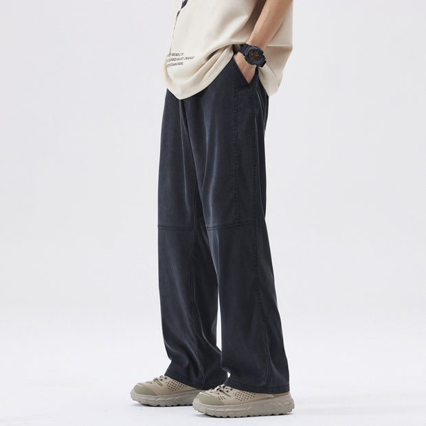 Ice Silk Leisure Mop Trousers