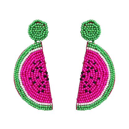 Trendy Boho Handmade Fruit Dangle Earrings