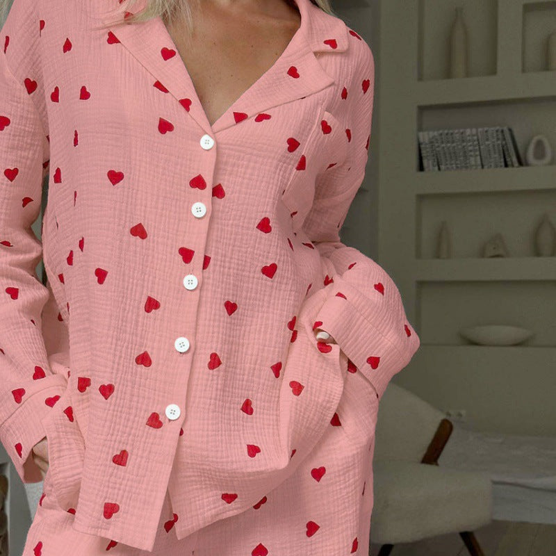 Cozy Love Printed Sleepwear set