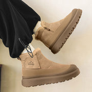 Men Fleece-lined Thick Casual Non-slip Platform Snow Boots