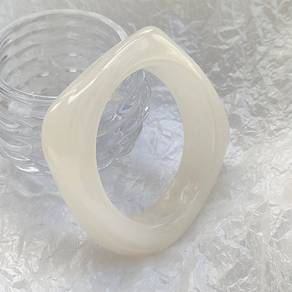European and American style large marble pattern exaggerated acrylic bracelet