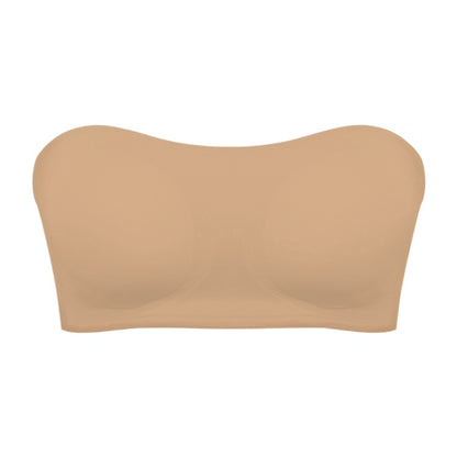 Women's Strapless Crossed  Buckle Bra