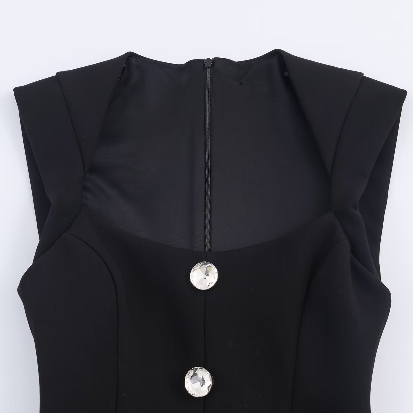 Jewelry button up short jumpsuit