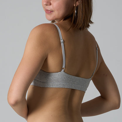 Cotton Scoop Bralette Home wireless bra