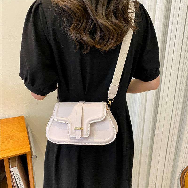 Solid color Square crossbody Bag